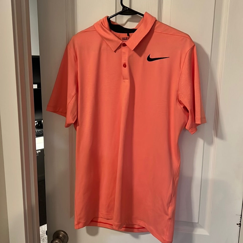 Salmon Nike Golf Polo